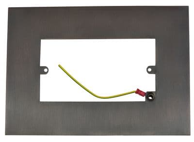 G&H 810BB Black Bronze Finger Plate Surround 212mm x 152mm for Double Plate