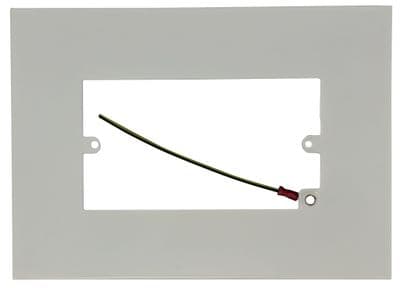 G&H 810FW Matt White Finger Plate Surround 212mm x 152mm for Double Plate
