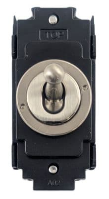 G&H 85SS Brushed Steel 20AX Intermediate Toggle Switch Module