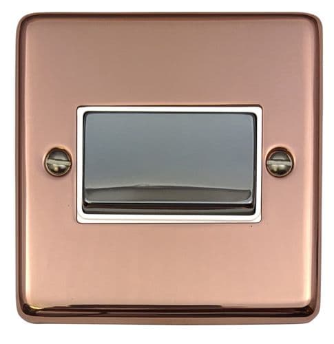 G&H CBC269 Standard Plate Bright Copper 1 Gang Triple Pole 10A Fan Isolator Switch