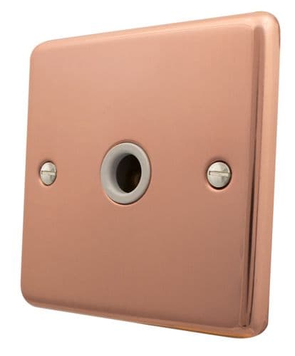 G&H CBC79W Standard Plate Bright Copper 1 Gang Flex Outlet Plate