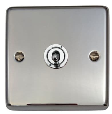G&H CC381-PC Standard Plate Polished Chrome 1 Gang 1 or 2 Way Toggle Light Switch