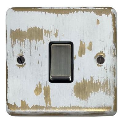 G&H CDB301 Standard Plate Dover Bronze 1 Gang 1 or 2 Way Rocker Light Switch