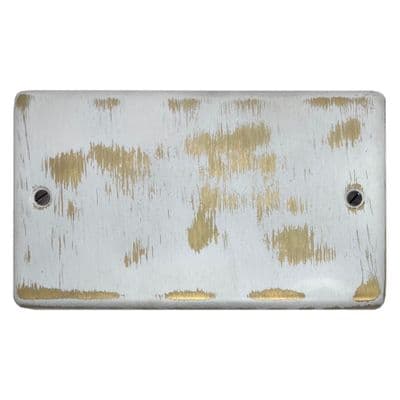 G&H CDB32 Standard Plate Dover Bronze 2 Gang Double Blank Plate