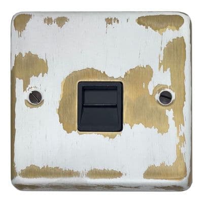 G&H CDB33B Standard Plate Dover Bronze 1 Gang Master BT Telephone Socket