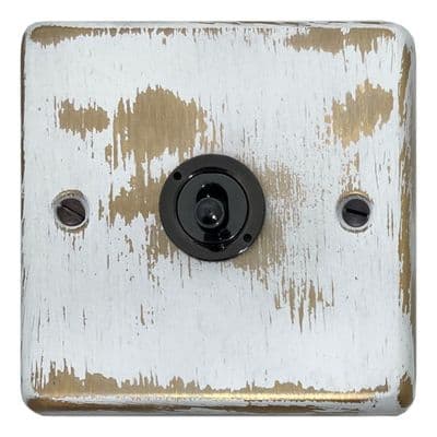 G&H CDB381-FBK Standard Plate Dover Bronze 1 Gang 2 Way Toggle Light Switch