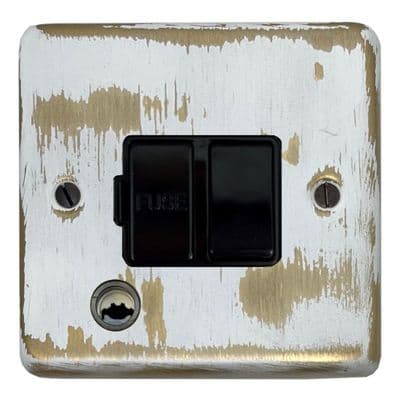 G&H CDB56B Standard Plate Dover Bronze 1 Gang Fused Spur 13A Switched & Flex Outlet