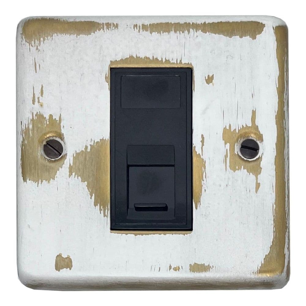 G&H CDB61B Standard Plate Dover Bronze 1 Gang RJ45 Cat5e Data Socket