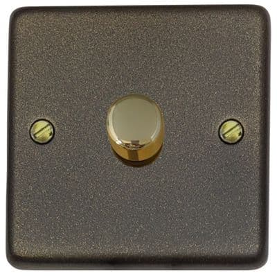 G&H CG521-PB Standard Plate Graphite 1 Gang 1 or 2 Way LED Dimmer Switch