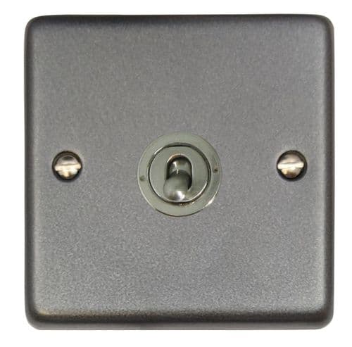 G&H CP385-SS Standard Plate Pewter 1 Gang Intermediate Toggle Light Switch