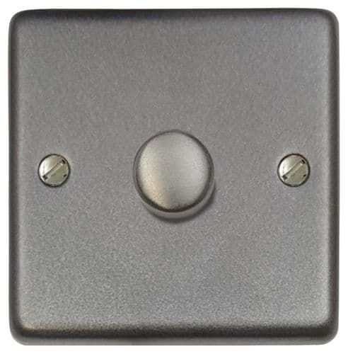 G&H CP521 Standard Plate Pewter 1 Gang 1 or 2 Way LED Dimmer Switch