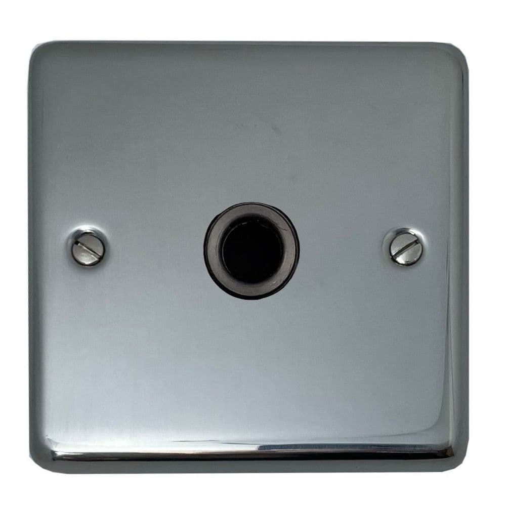 G&H CPS79B Standard Plate Polished Steel 1 Gang Flex Outlet Plate