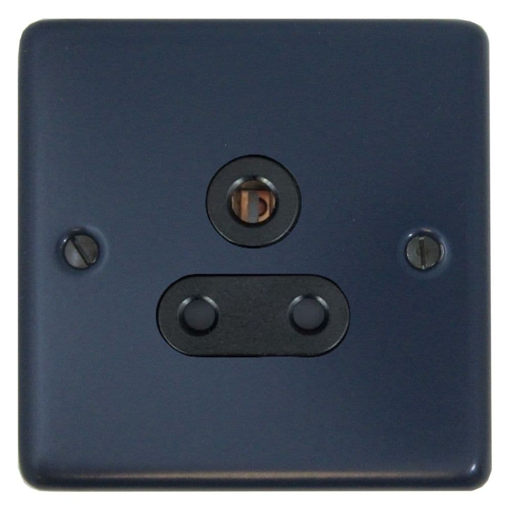 G&H CRB59B Standard Plate Blue 1 Gang Single 5 Amp Plug Socket