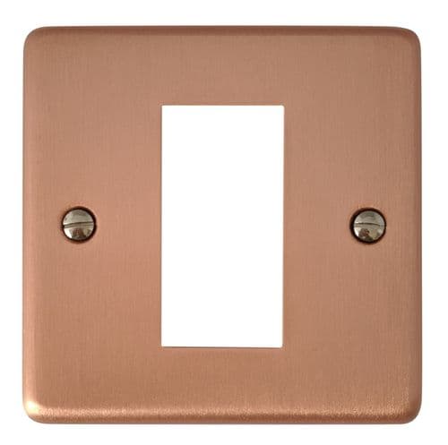 G&H CRG161 Standard Plate Rose Gold 1 Gang 1 Module Euro Plate