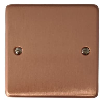 G&H CRG31 Standard Plate Rose Gold 1 Gang Single Blank Plate