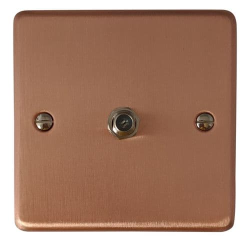 G&H CRG37 Standard Plate Rose Gold 1 Gang Single Satellite Point Socket