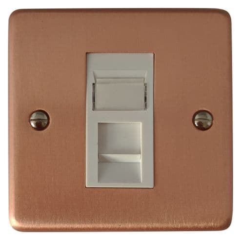 G&H CRG61W Standard Plate Rose Gold 1 Gang RJ45 Socket