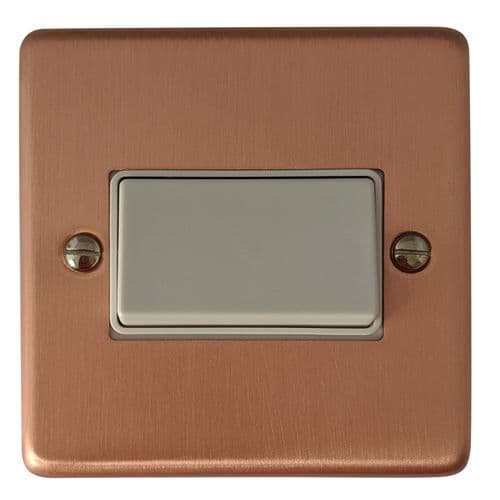 G&H CRG69W Standard Plate Rose Gold 1 Gang Triple Pole 10A Fan Isolator Switch