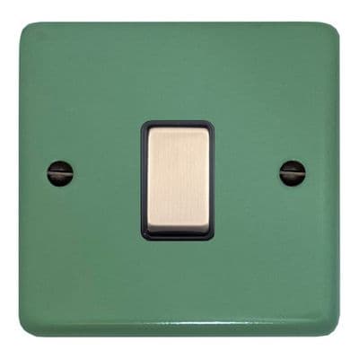 G&H CSG305-SC Standard Plate Sage Green 1 Gang Intermediate Rocker Light Switch