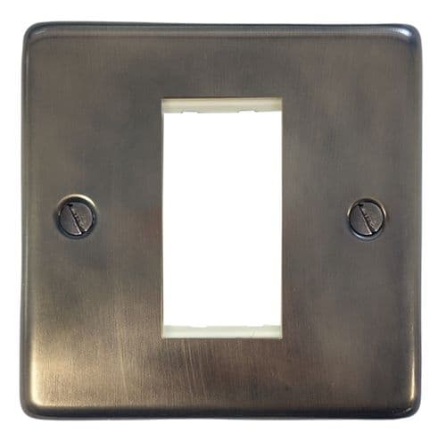 G&H CSL161 Standard Plate Slate 1 Gang 1 Euro Module Plate