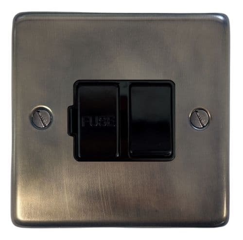 G&H CSL57B Standard Plate Slate 1 Gang Fused Spur 13A Switched