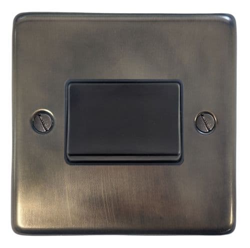 G&H CSL69B Standard Plate Slate 1 Gang Triple Pole 10A Fan Isolator Switch