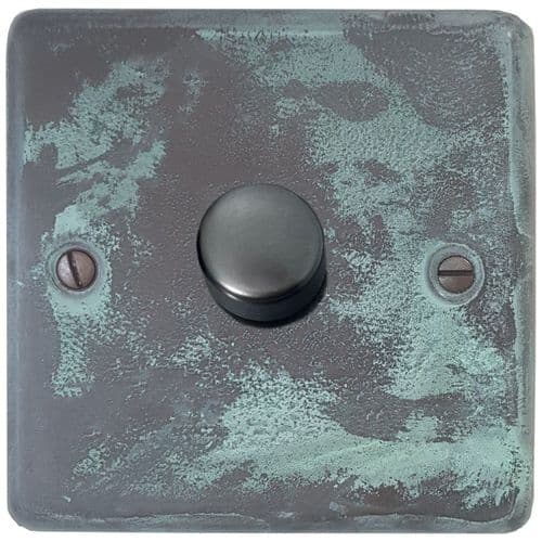 G&H CV521-BB Standard Plate Verdigris 1 Gang 1 or 2 Way LED Dimmer Switch