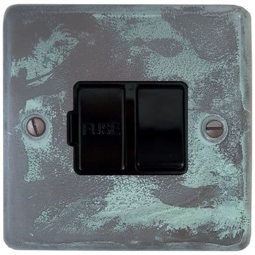 G&H CV57B Standard Plate Verdigris 1 Gang Fused Spur 13A Switched