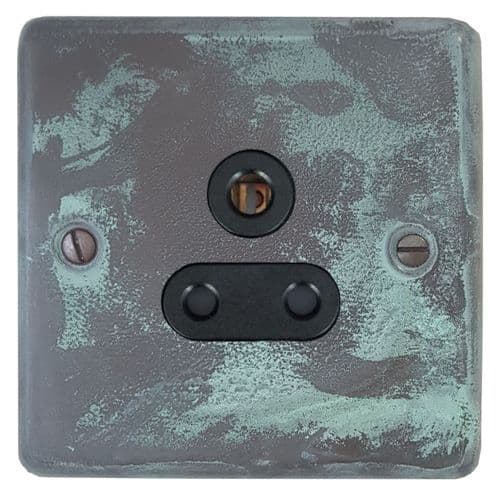 G&H CV59B Standard Plate Verdigris 1 Gang Single 5 Amp Plug Socket