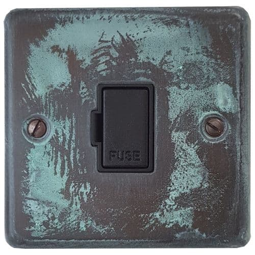 G&H CV90B Standard Plate Verdigris 1 Gang Fused Spur 13A Unswitched
