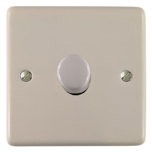 G&H CW521-W Standard Plate Matt White 1 Gang 1 or 2 Way LED Dimmer Switch
