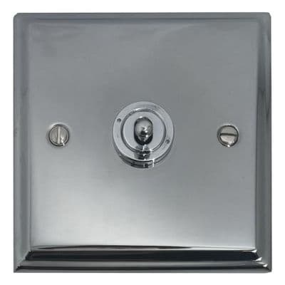 G&H DC381-PC Deco Plate Polished Chrome 1 Gang 1 or 2 Way Toggle Light Switch