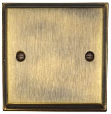 G&H Deco Plate Antique Brass