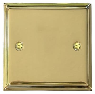 G&H Deco Plate Satin Brushed Brass