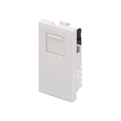 G&H DM5W White RJ45 CAT 5 Data Module
