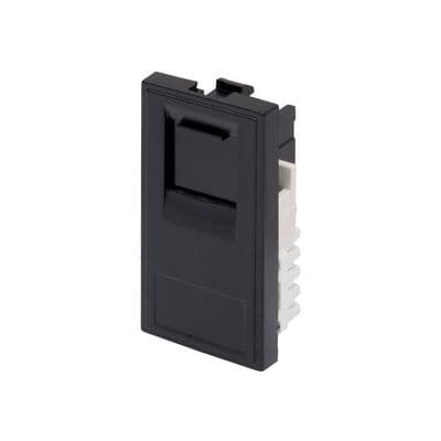 G&H DM7B Black RJ11 Telephone Module