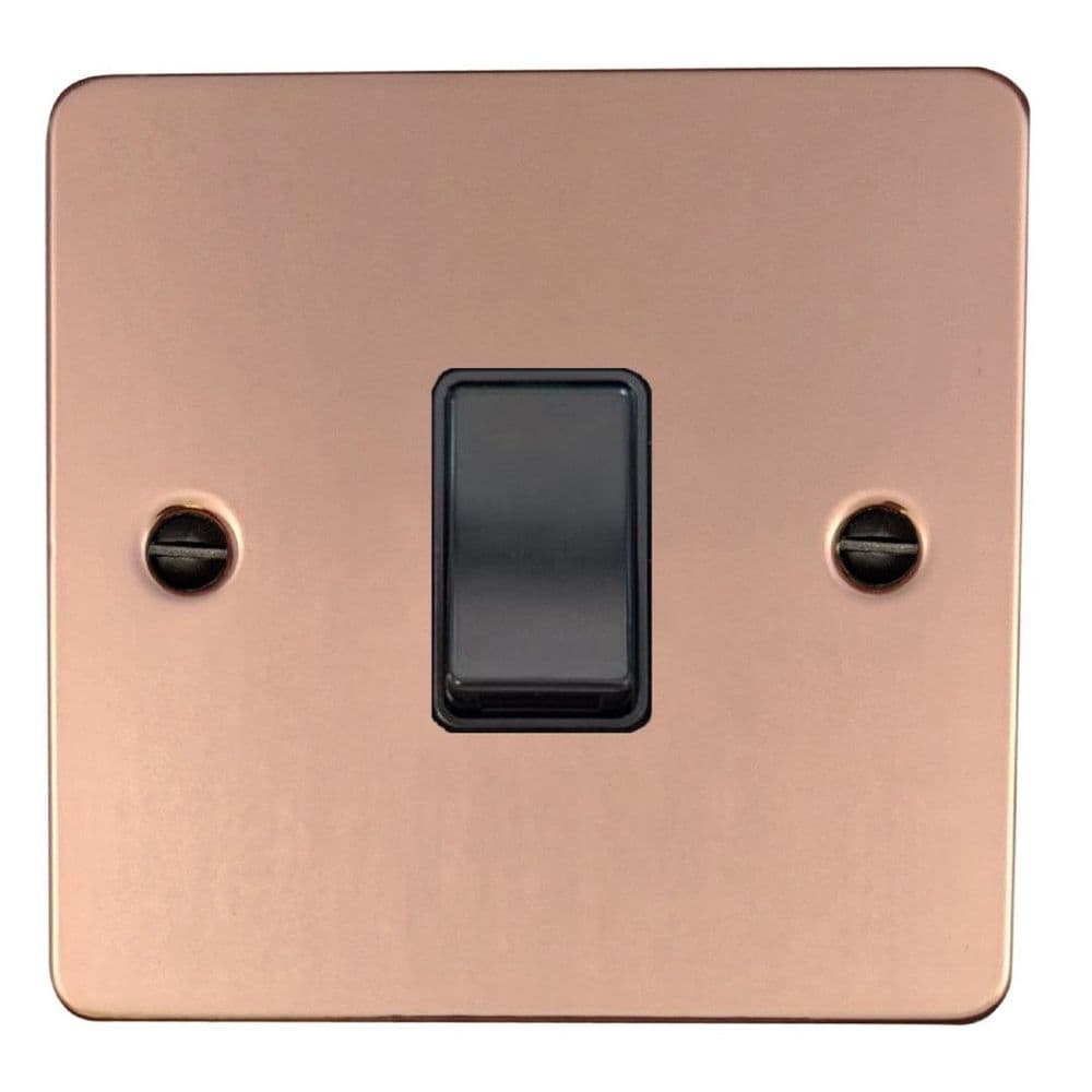 G&H FBCHX5B Flat Plate Copper Hand Waxed 1 Gang Intermediate Rocker ...
