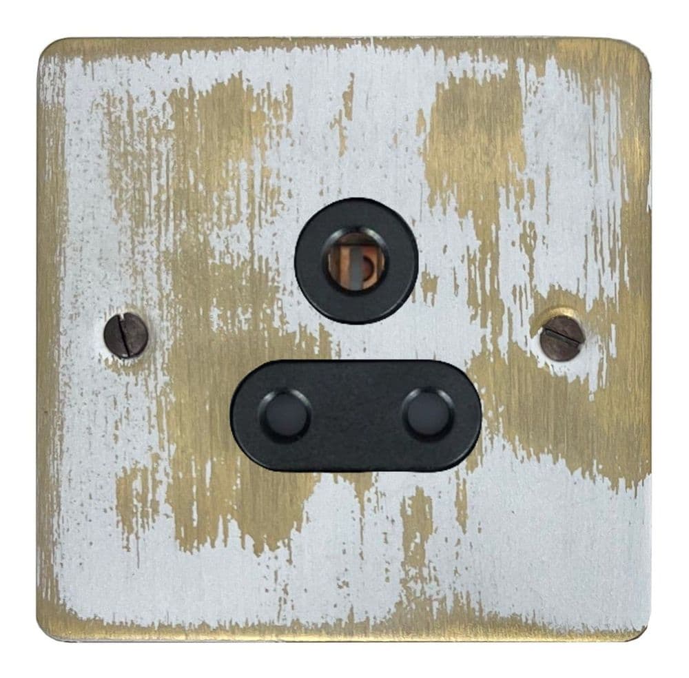 G&H FDB59B Flat Plate Dover Bronze 1 Gang Single 5 Amp Plug Socket