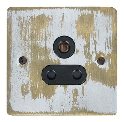 G&H FDB59B Flat Plate Dover Bronze 1 Gang Single 5 Amp Plug Socket