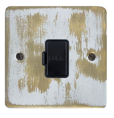 G&H FDB90B Flat Plate Dover Bronze 1 Gang Fused Spur 13A Unswitched