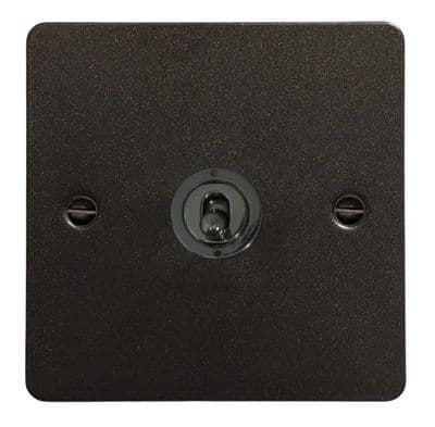G&H FG385-BN Flat Plate Graphite 1 Gang Intermediate Toggle Light Switch