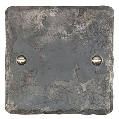 G&H Flat Plate Rustic Silver