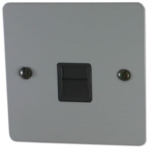 G&H FLG33B Flat Plate Light Grey 1 Gang Master BT Telephone Socket