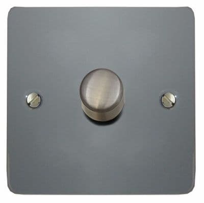 G&H FLG521-SC Flat Plate Light Grey 1 Gang 1 or 2 Way LED Dimmer Switch