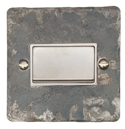 G&H FR269 Flat Plate Rustic 1 Gang Triple Pole 10A Fan Isolator Switch