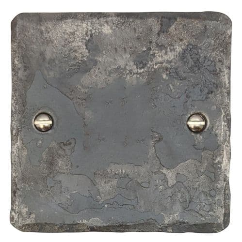 G&H FR31 Flat Plate Rustic 1 Gang Single Blank Plate