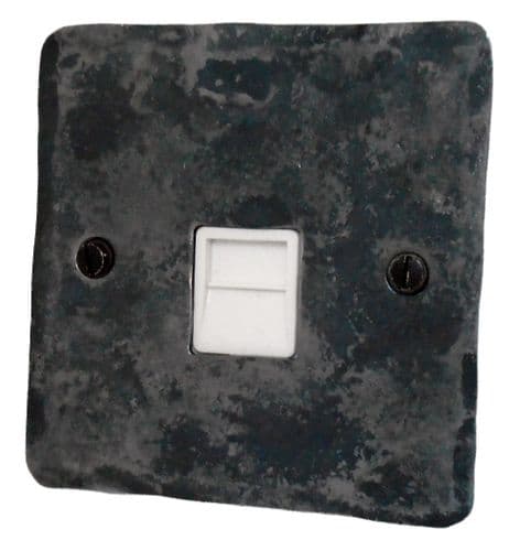 G&H FR33W Flat Plate Rustic 1 Gang Master BT Telephone Socket