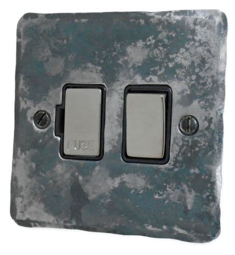 G&H FR357-BN Flat Plate Rustic 1 Gang Fused Spur 13A Switched