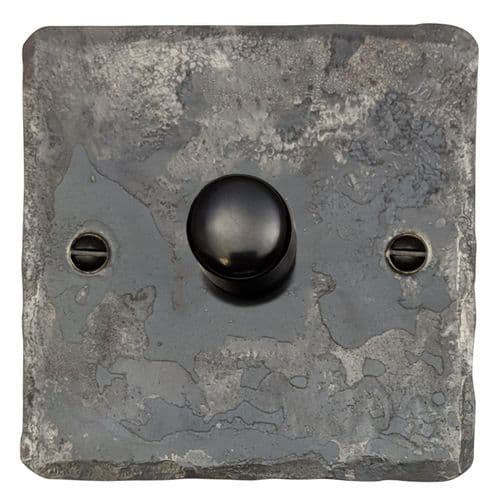 G&H FR521-FBK Flat Plate Rustic 1 Gang 1 or 2 Way LED Dimmer Switch