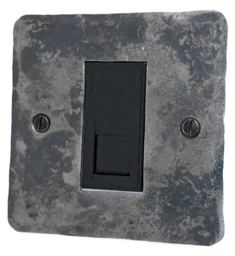 G&H FR61B Flat Plate Rustic 1 Gang RJ45 Socket